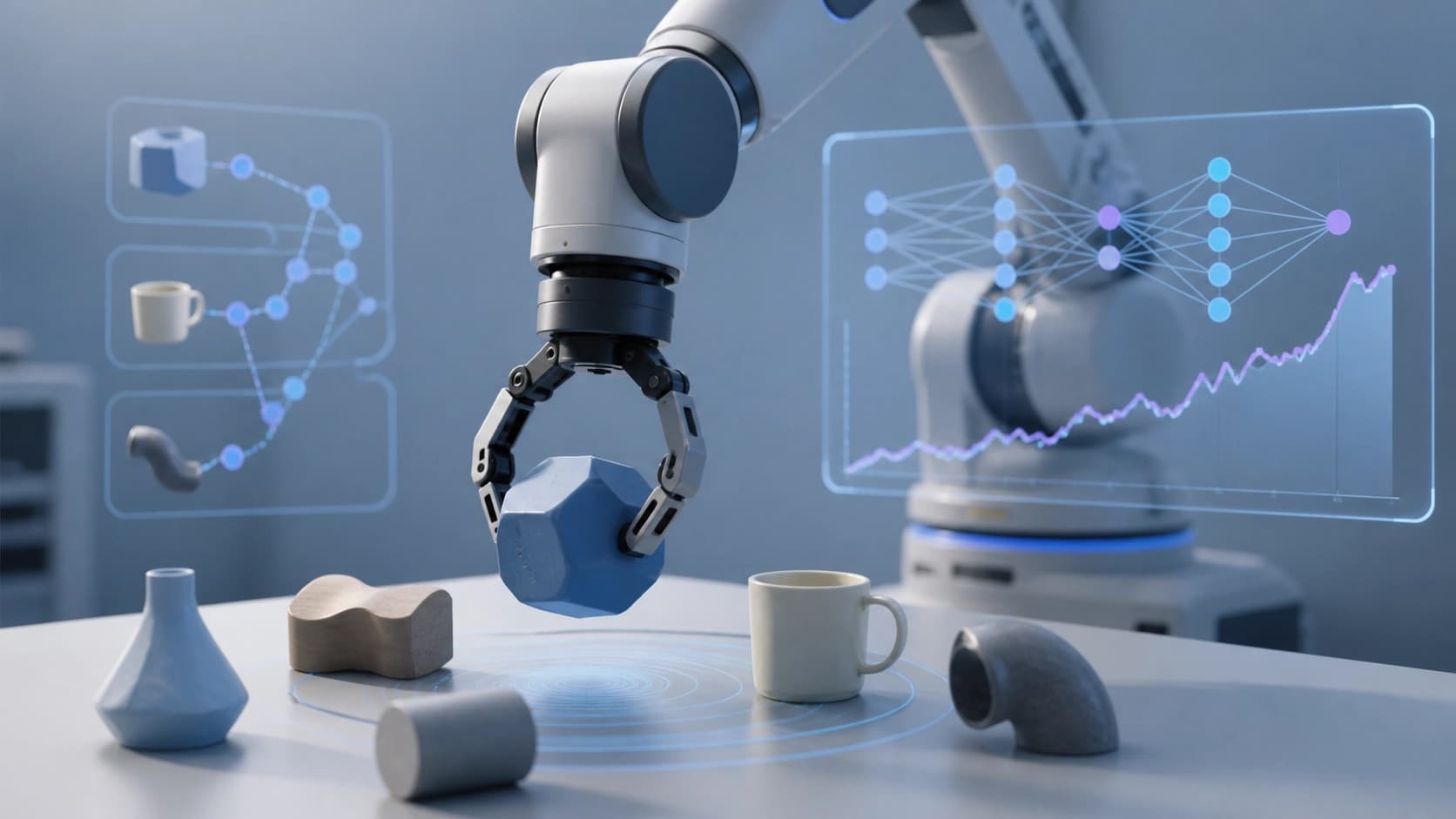 Cómo el aprendizaje por refuerzo iterativo convierte los agarres fallidos del robot en exitosos