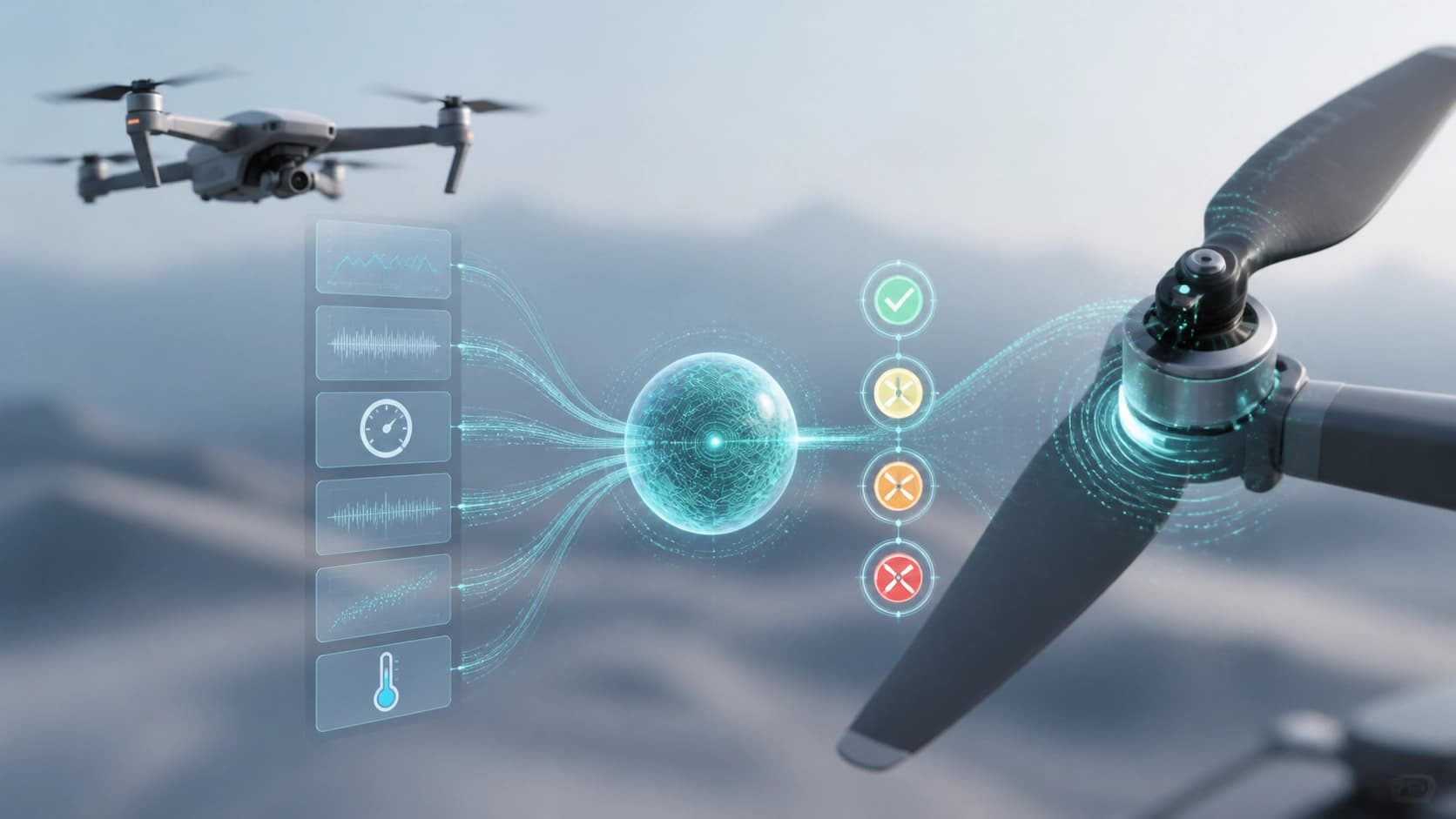Hélices de drones bajo control: la «edad artificial» metamórfica ayuda a leer los registros de vuelo