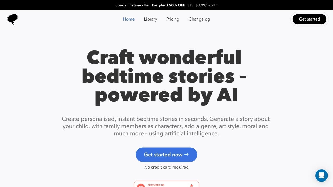 Bedtimestory AI