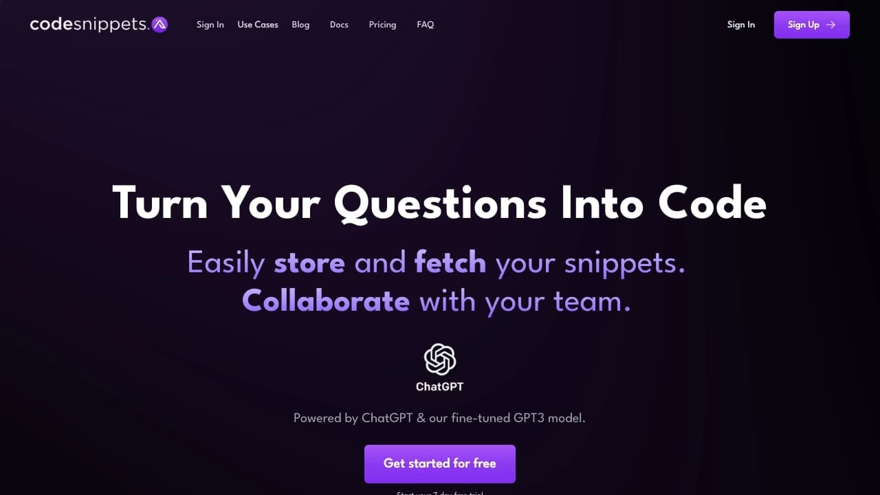 Code Snippets AI