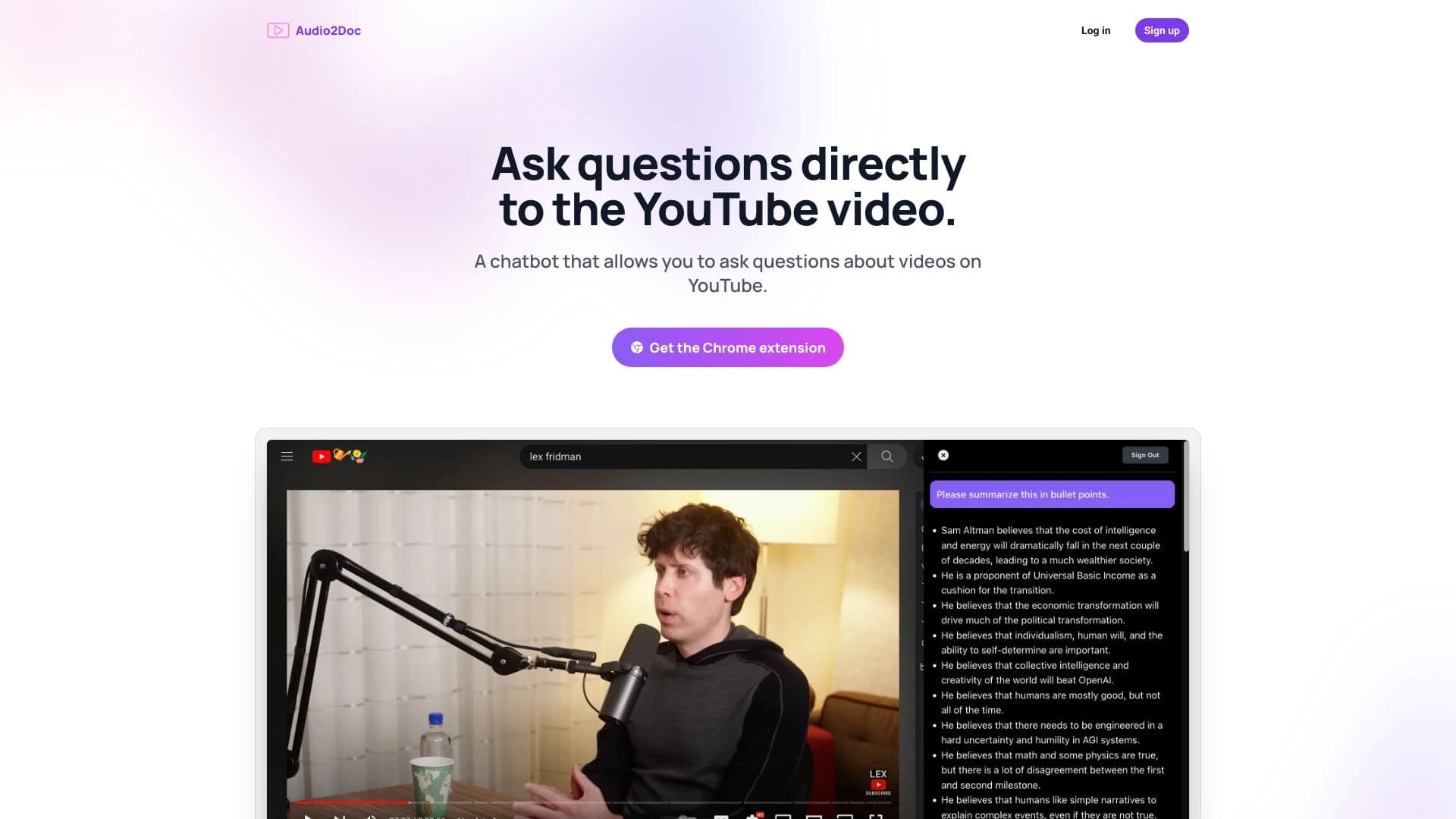 Audio2Doc