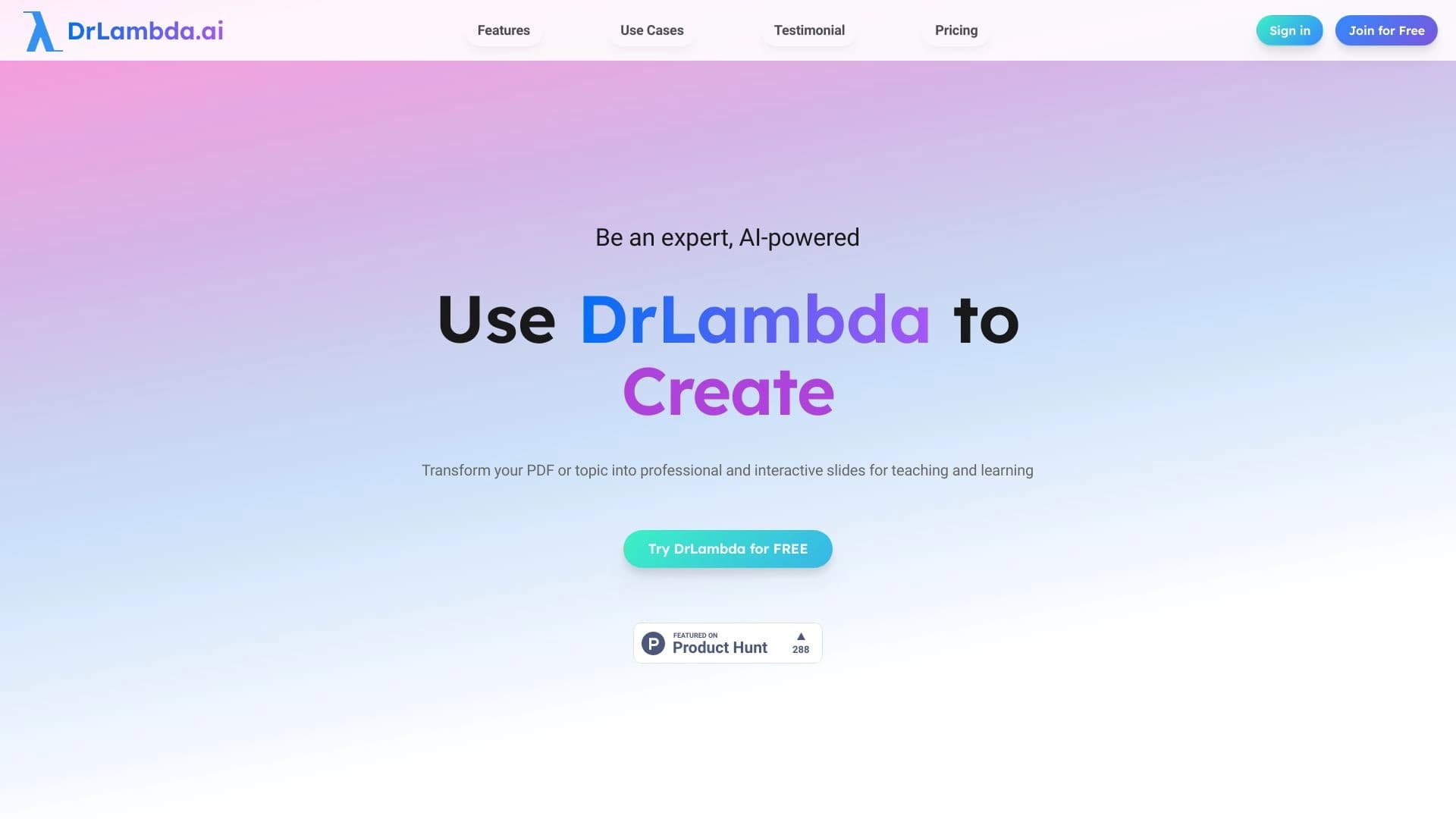 DrLambda (ChatSlide)
