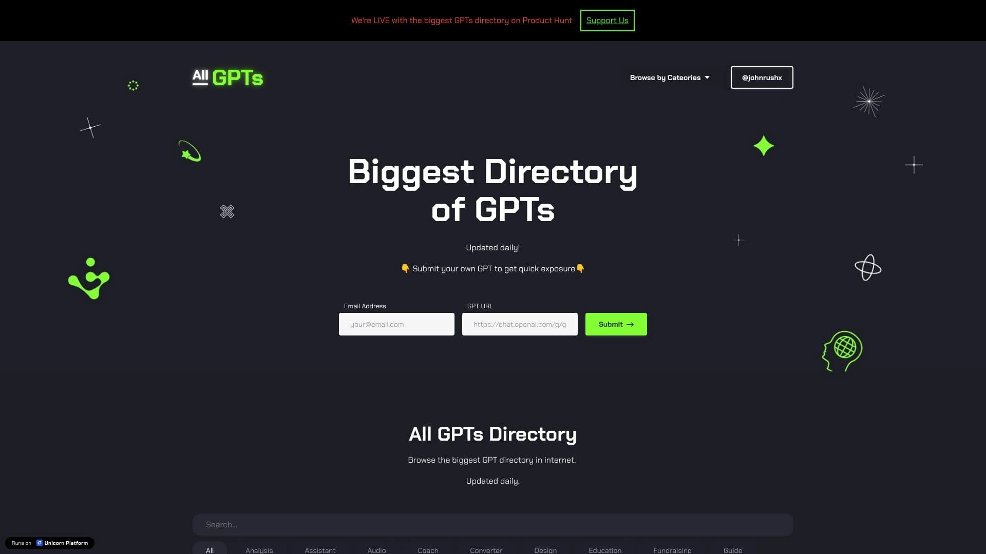 All GPTs Directory