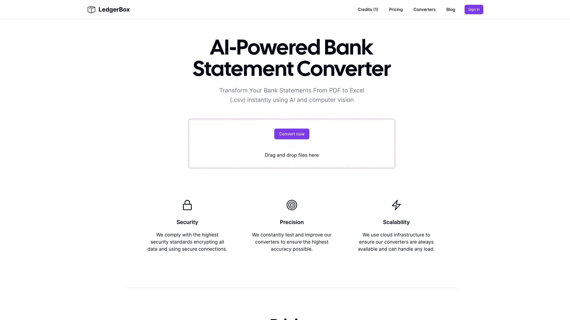 AI Bank Statement Converter