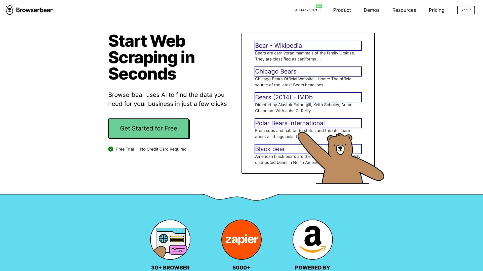 AI Web Scraper by Browserbear