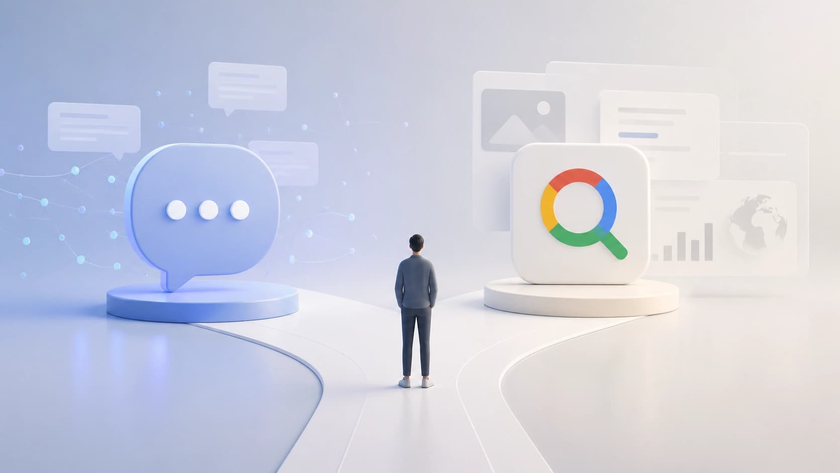 البحث عن GPT أو Google: مقارنة السمات والحالات المستخدمة