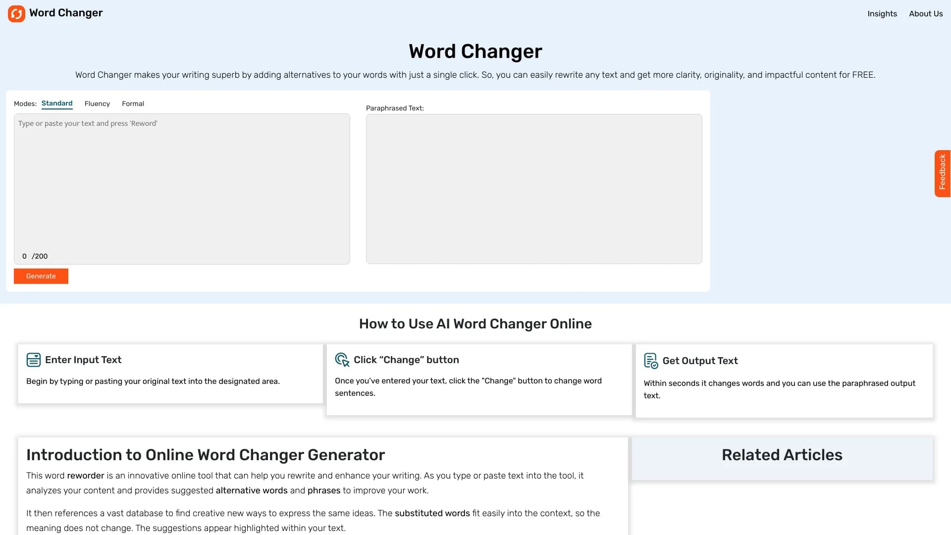 AI Word Changer
