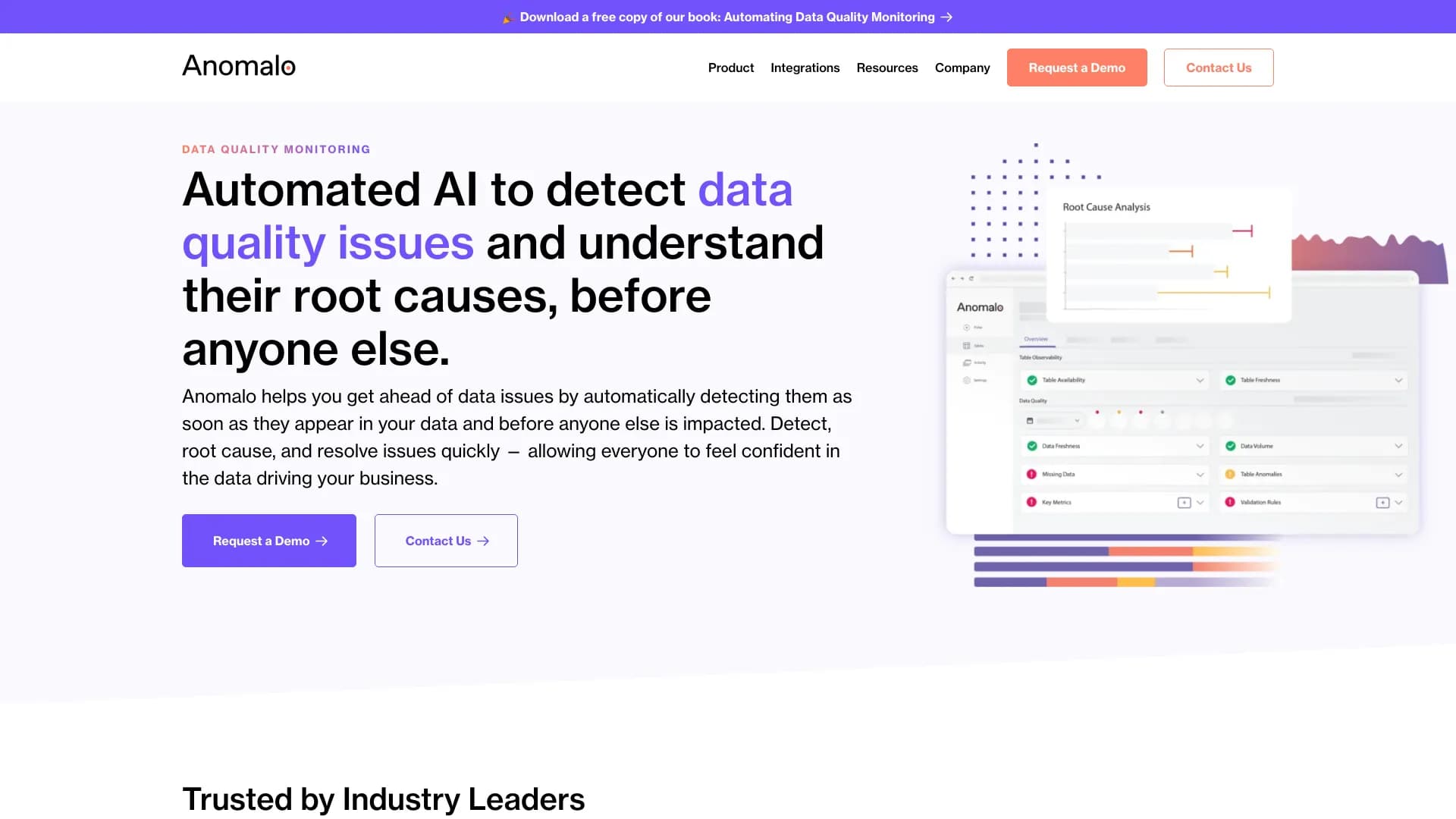 Anomalo - Data Quality Monitoring