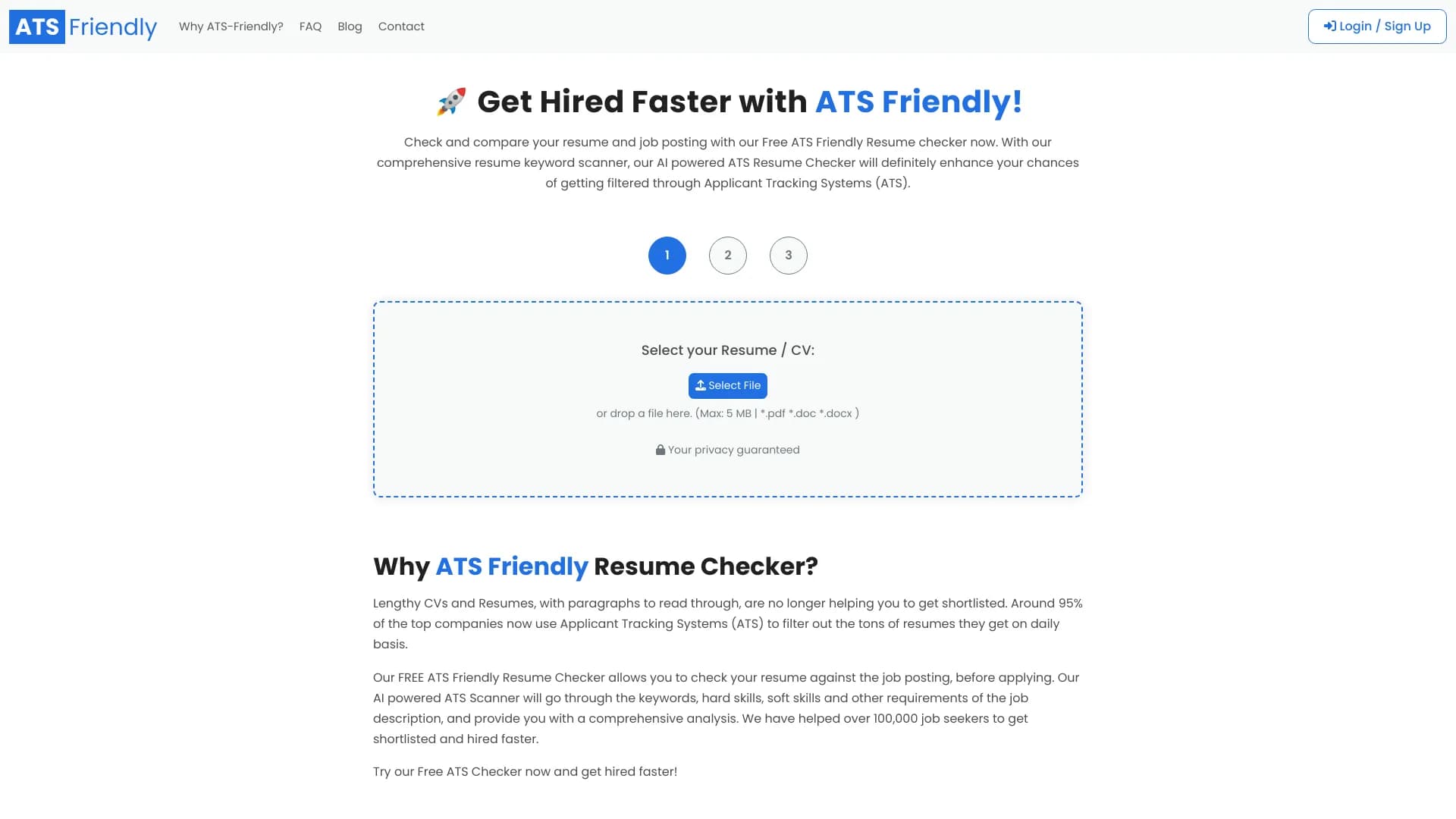 ATS Friendly