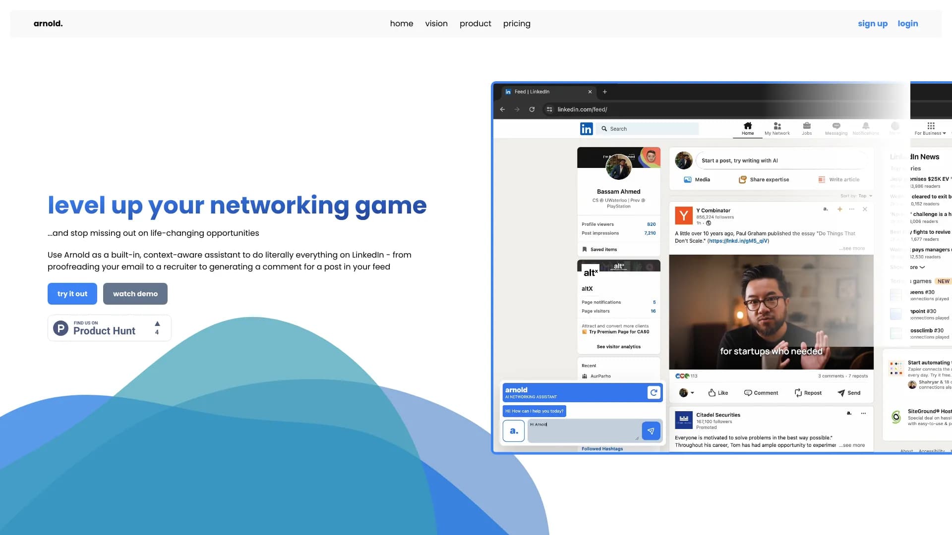 Arnold - AI Networking Assistant