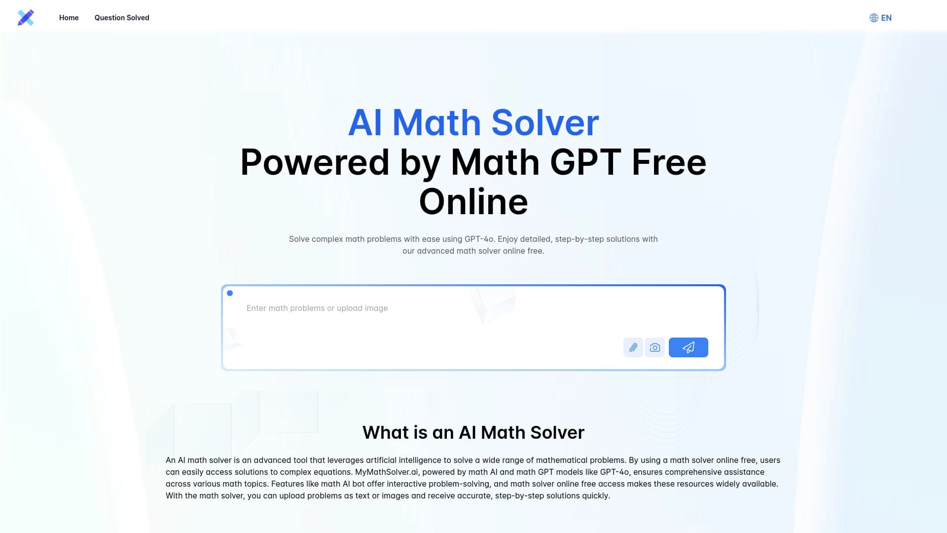 AI Math Solver Powered by Math