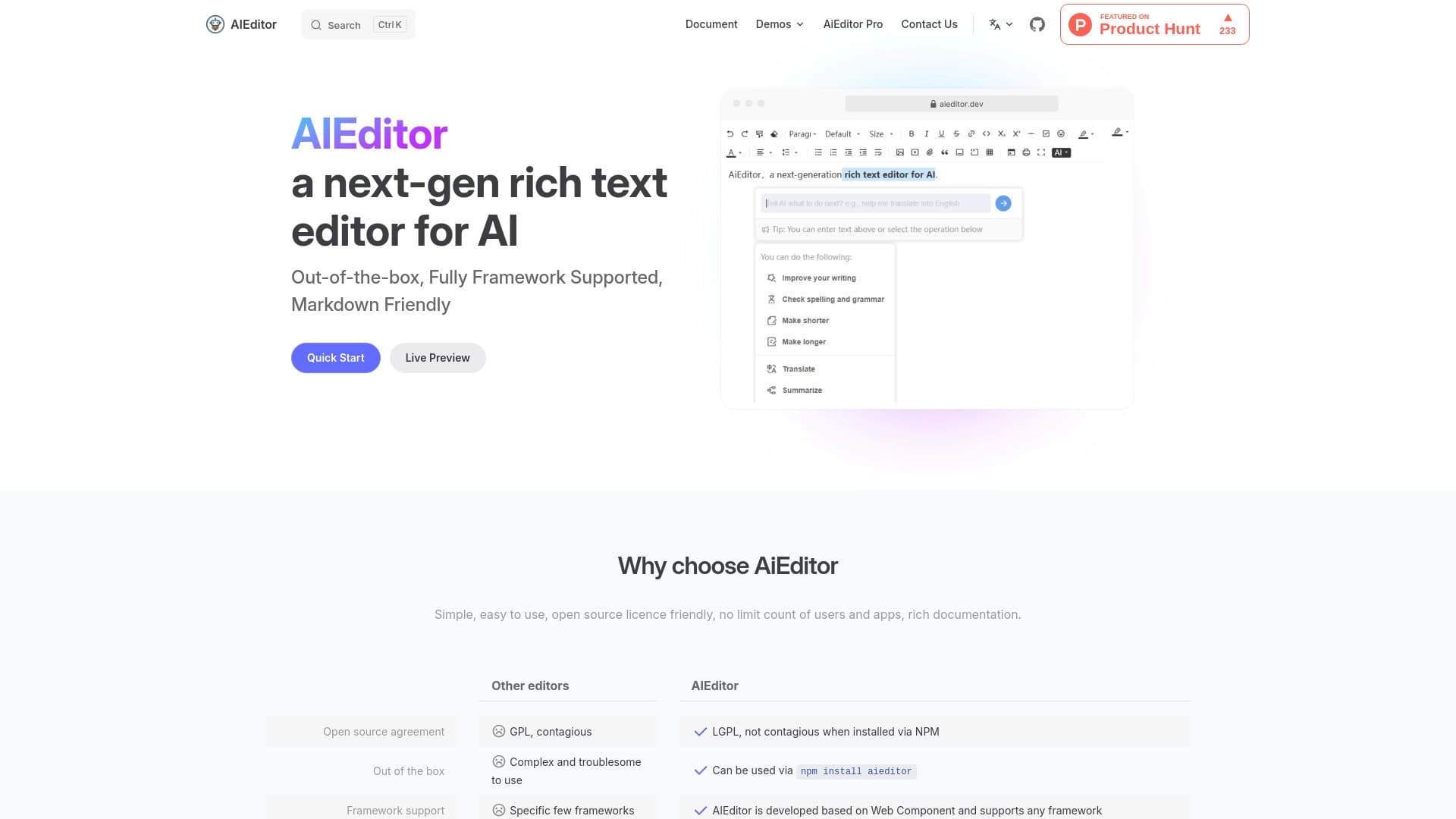 AIEditor
