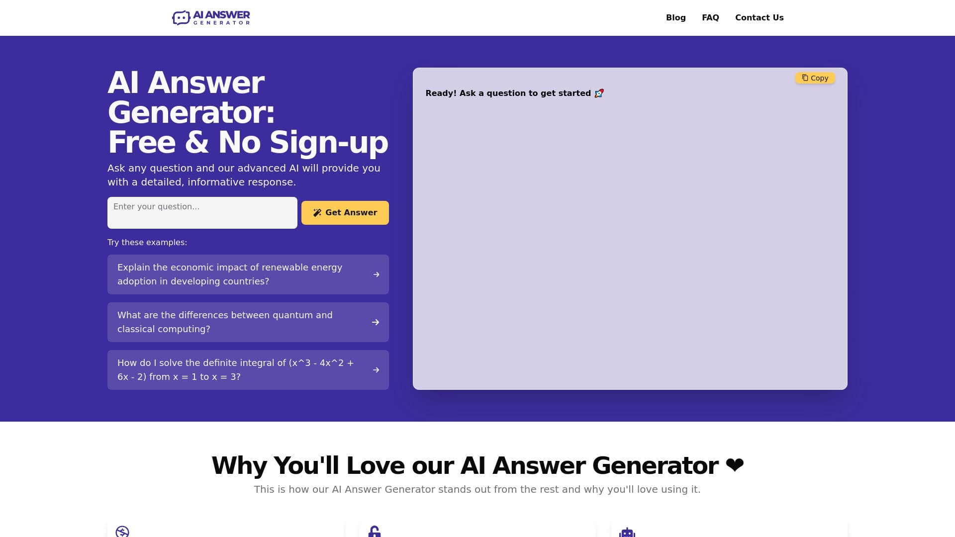 AI Answer Generator