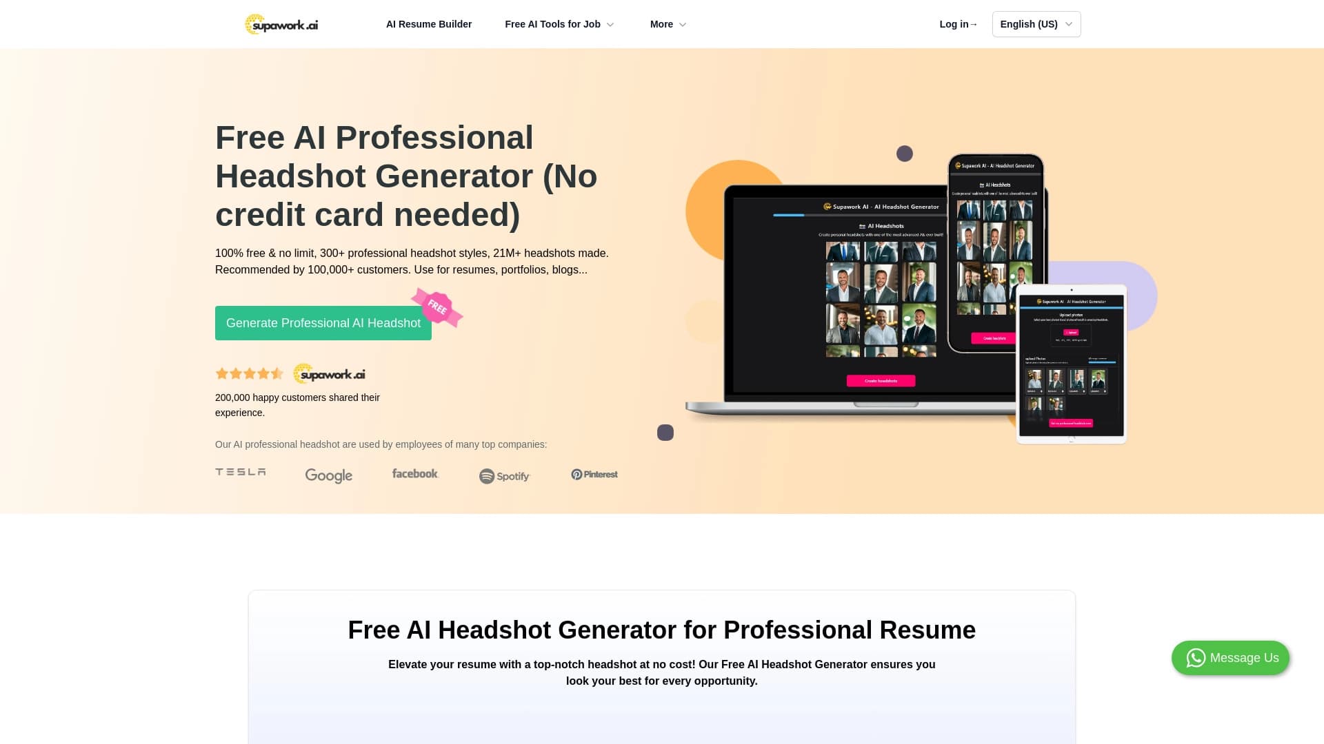 AI Passport Size Photo Maker Free Online | Supawork AI