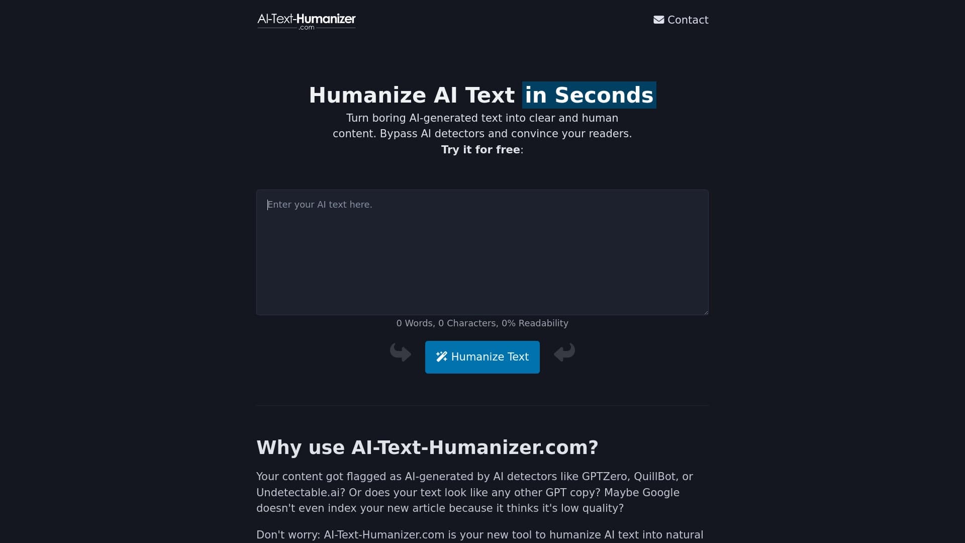 AI Text Humanizer