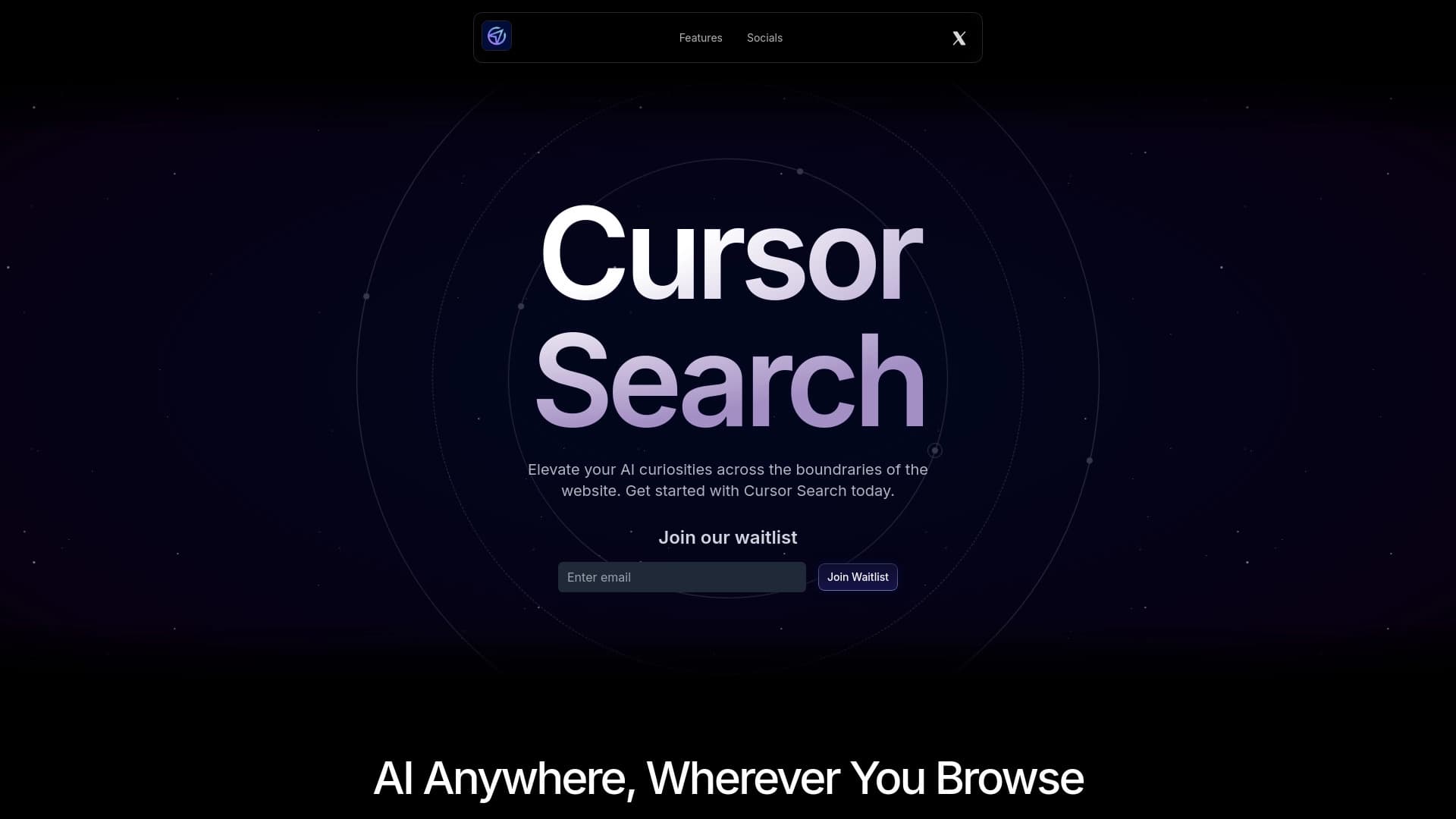Cursor Search