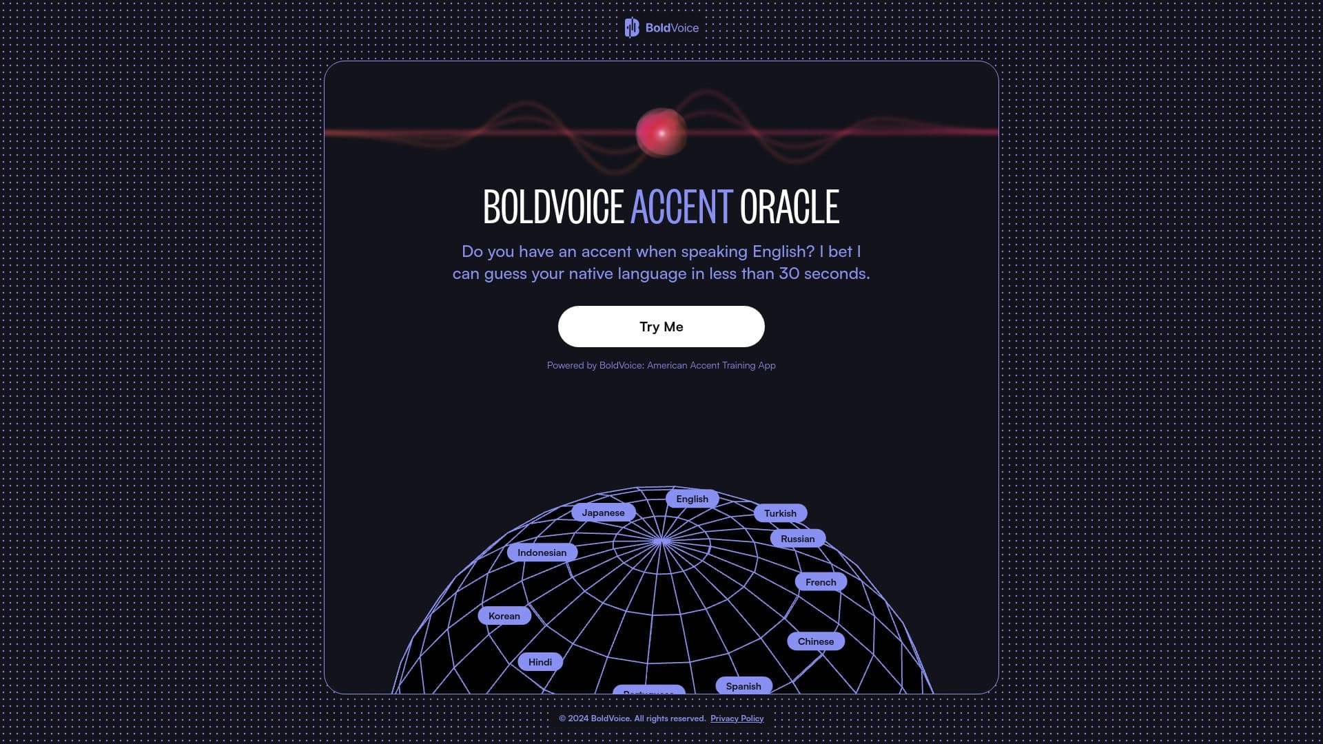 BoldVoice Accent Oracle