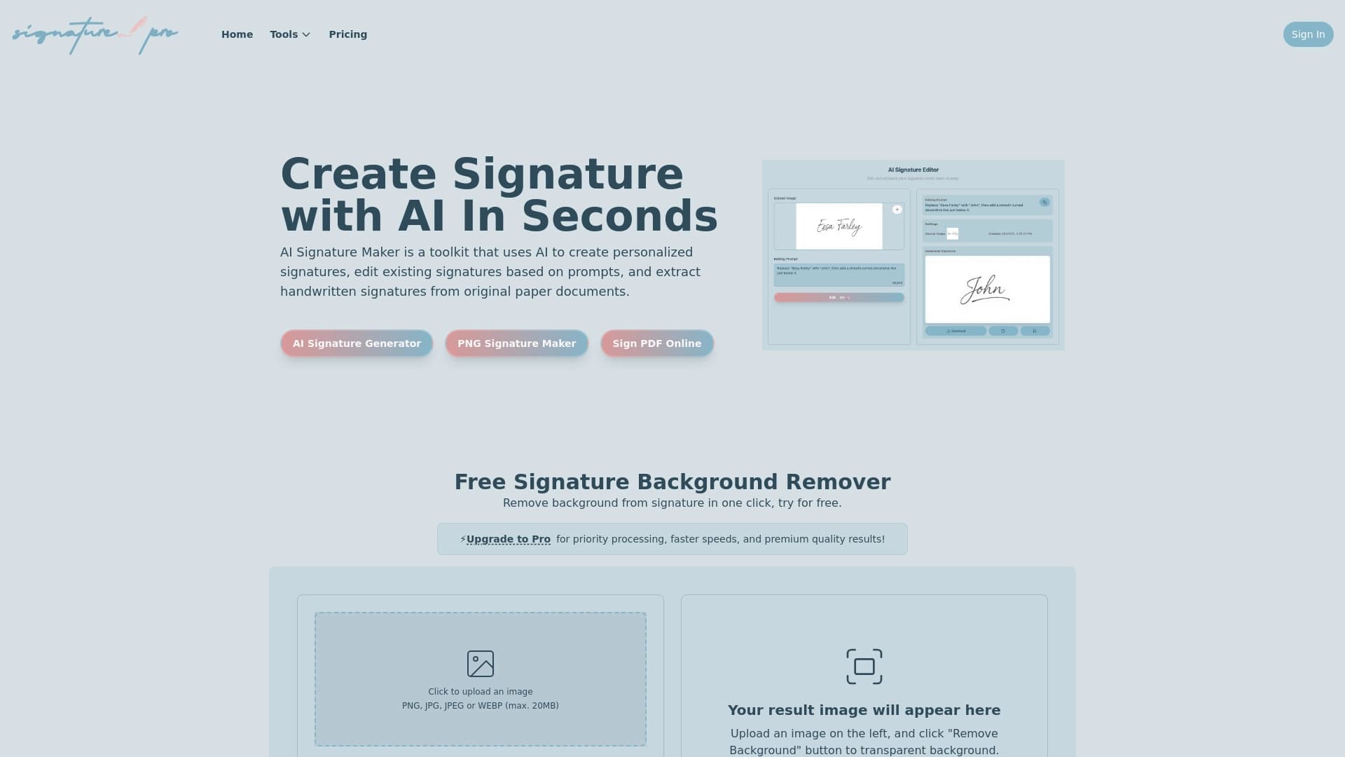 AI Signature Generator