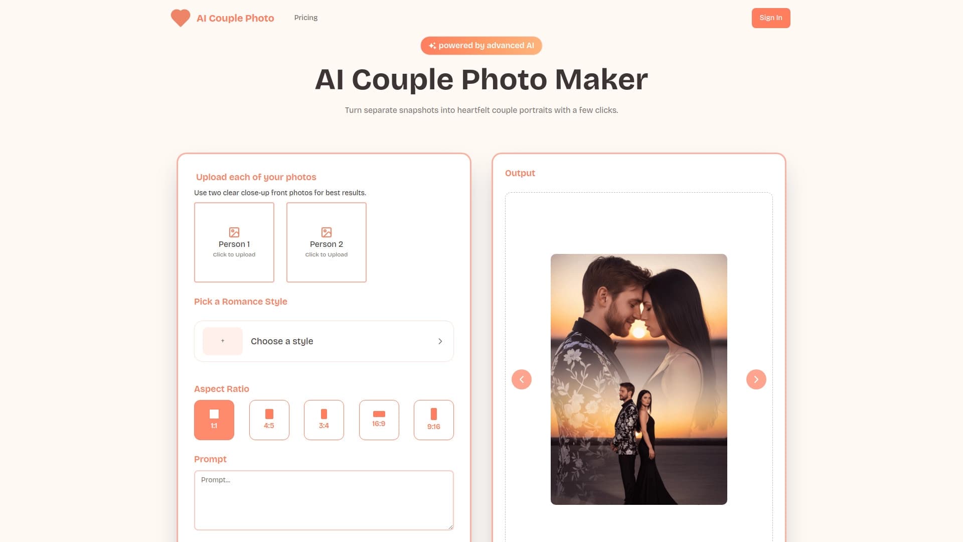 AI Couple Photo