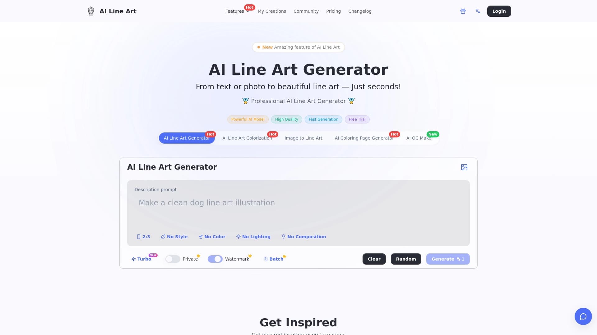 AI Line Art