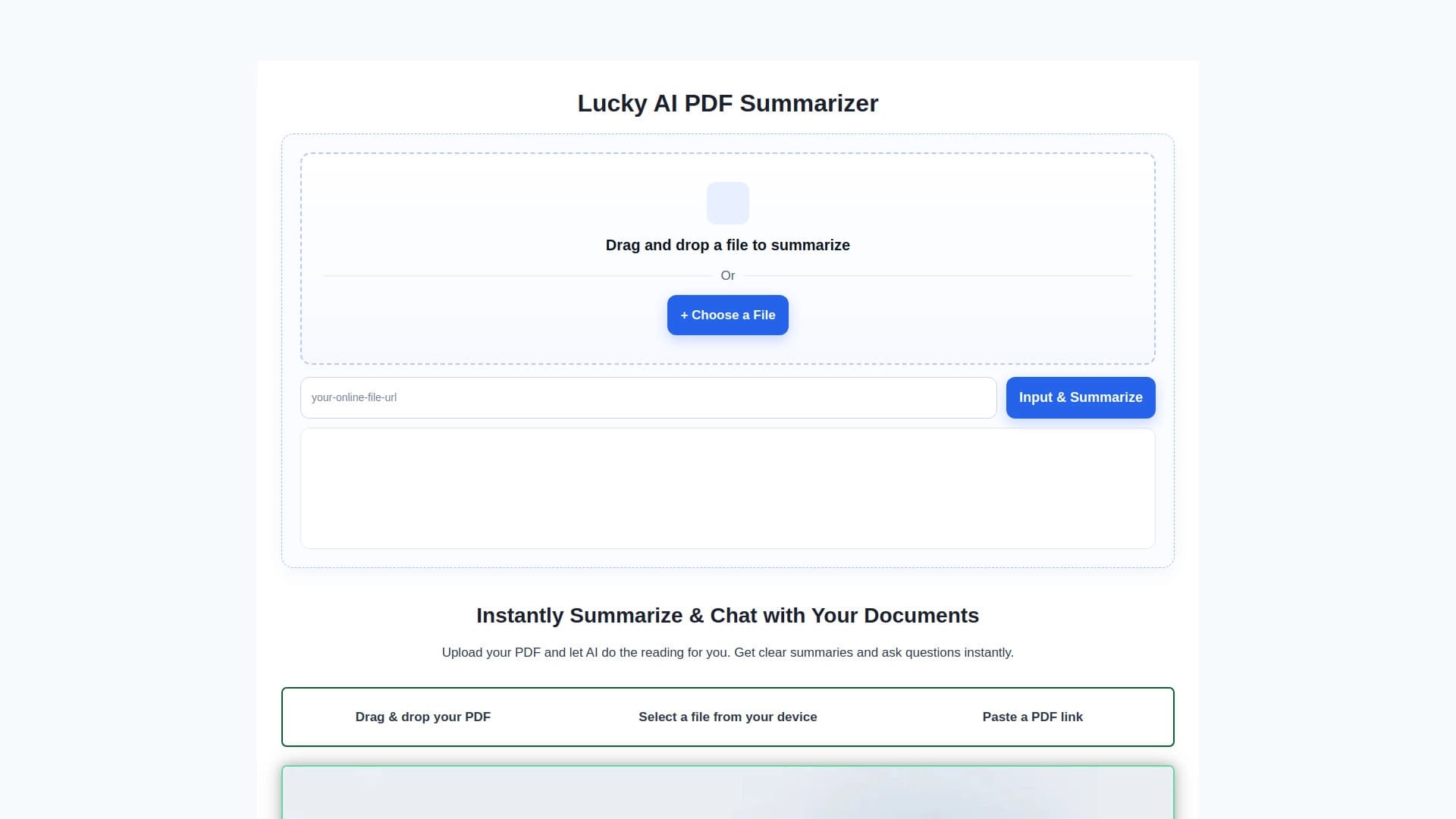 AI PDF Summarizer