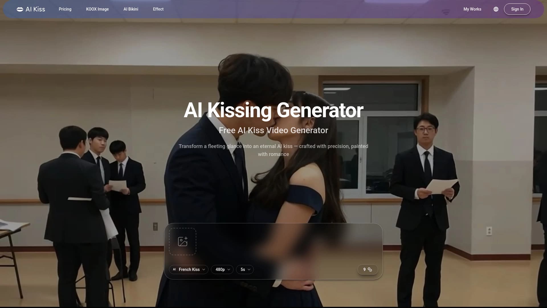 AI Kiss Video Generator