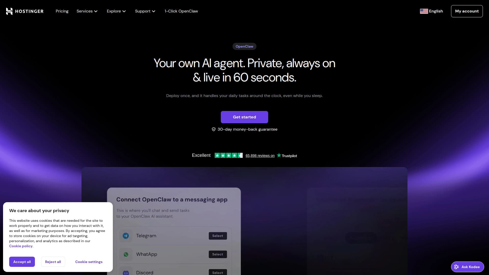 Hostinger AI Website Builder
