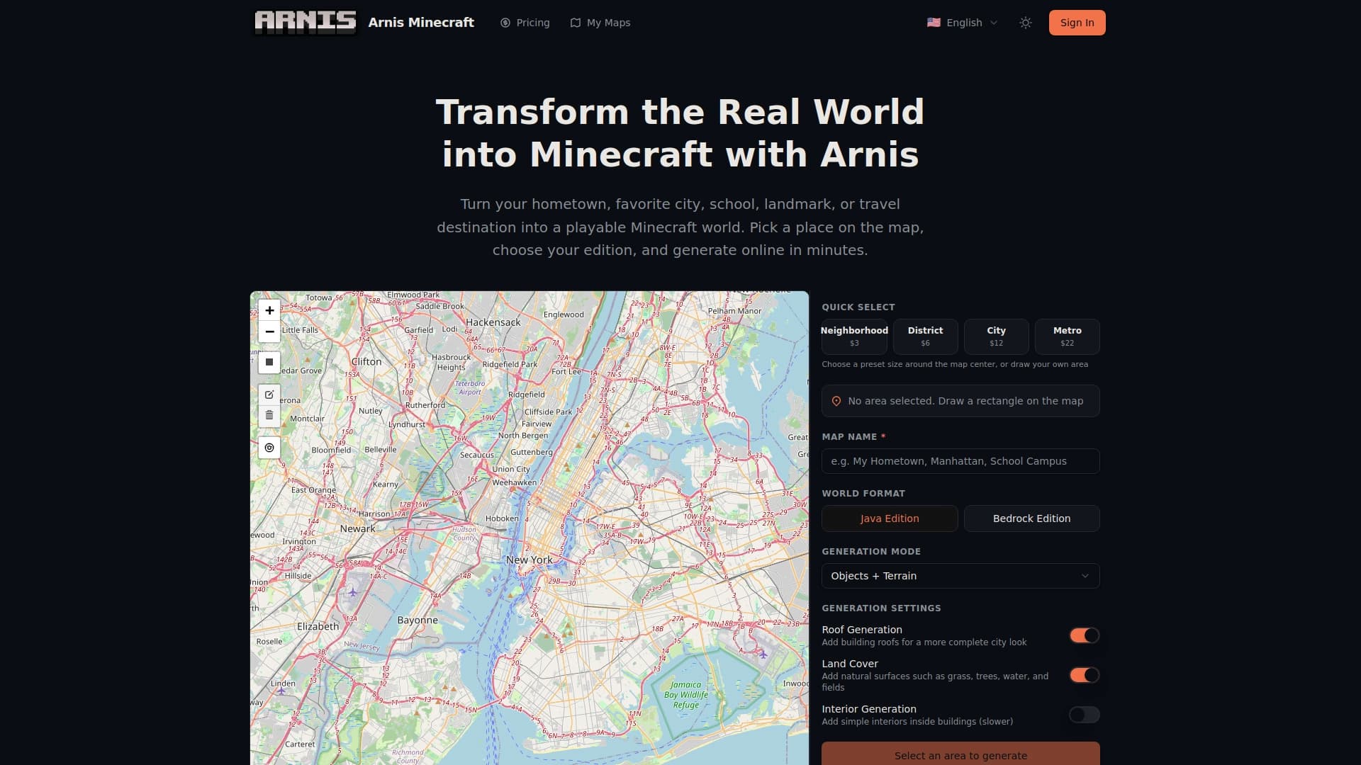 Arnis Minecraft