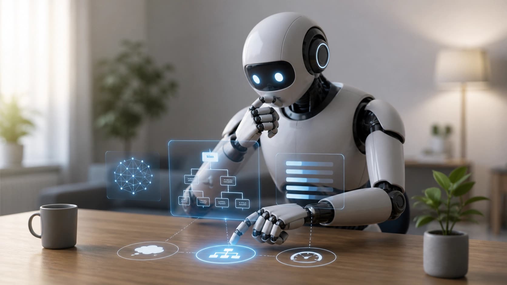 Pensar o actuar: cómo decide un robot cuándo llamar al LLM y cuánto cómputo gastar