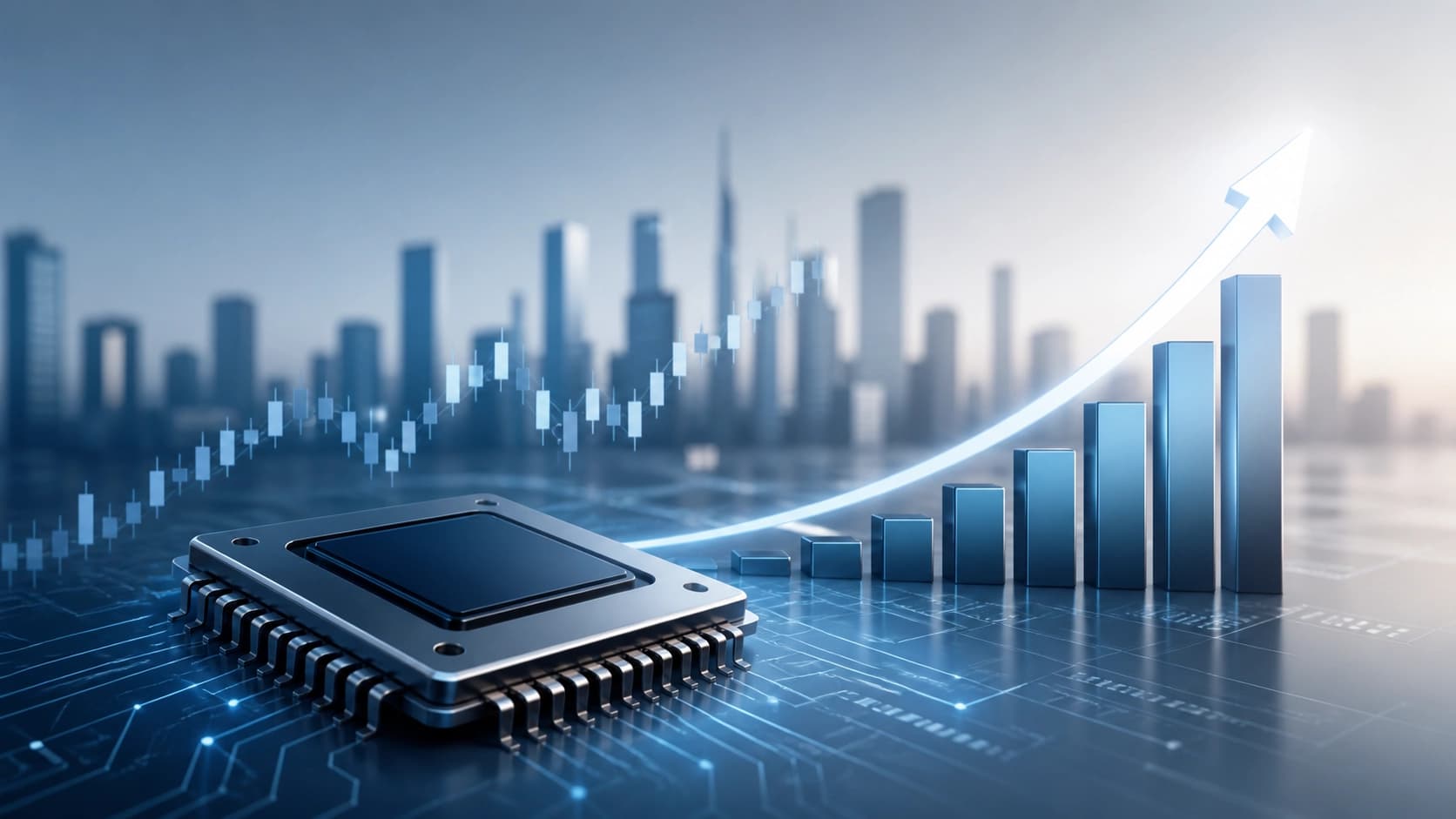 Los índices estadounidenses subieron gracias al rebote de los chips antes del informe de Nvidia