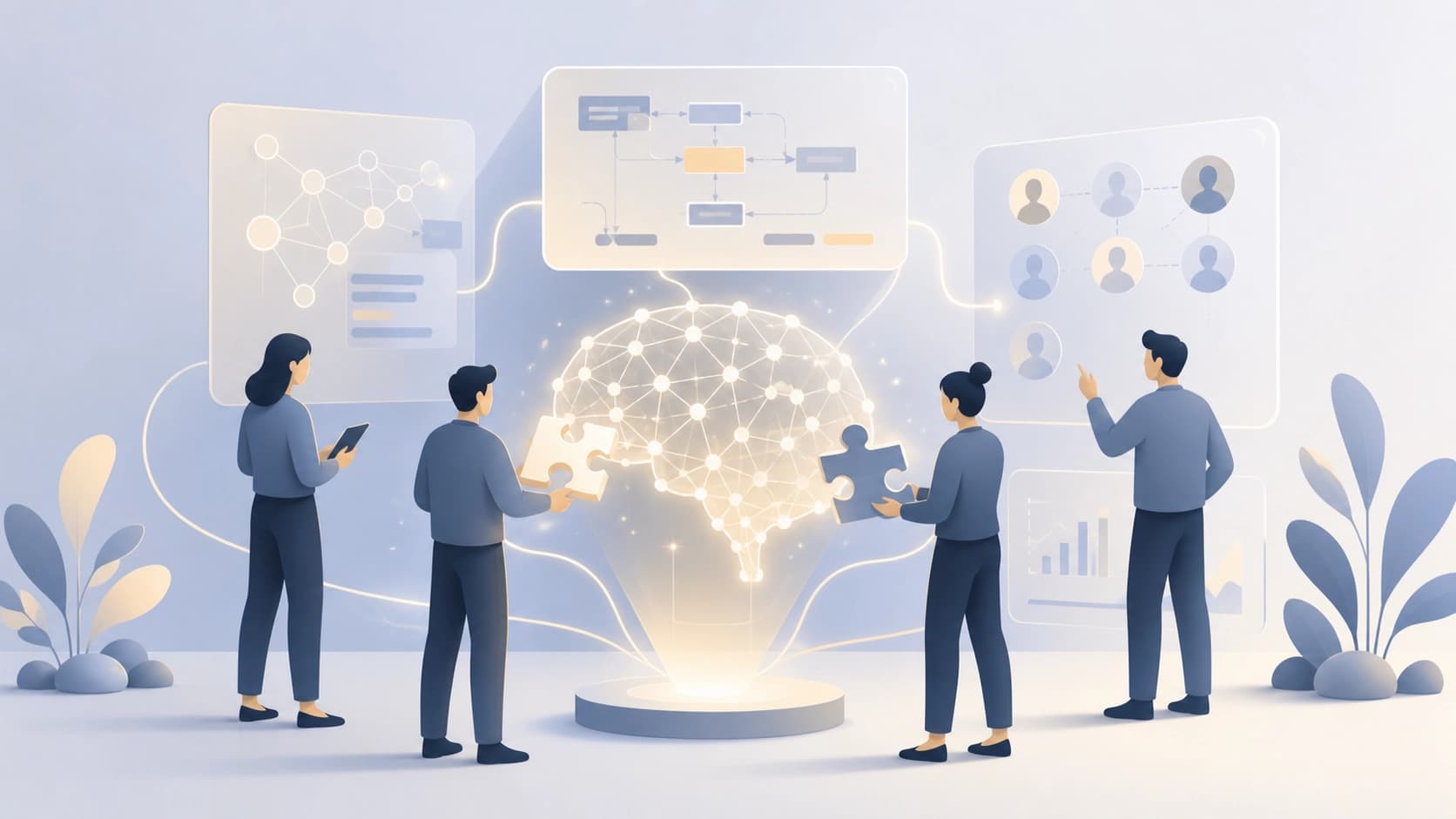 Las reglas para compartir conocimiento en equipo no tienen que definirse manualmente: la búsqueda con IA encuentra los protocolos que elevan el rendimiento del grupo hasta un 37%