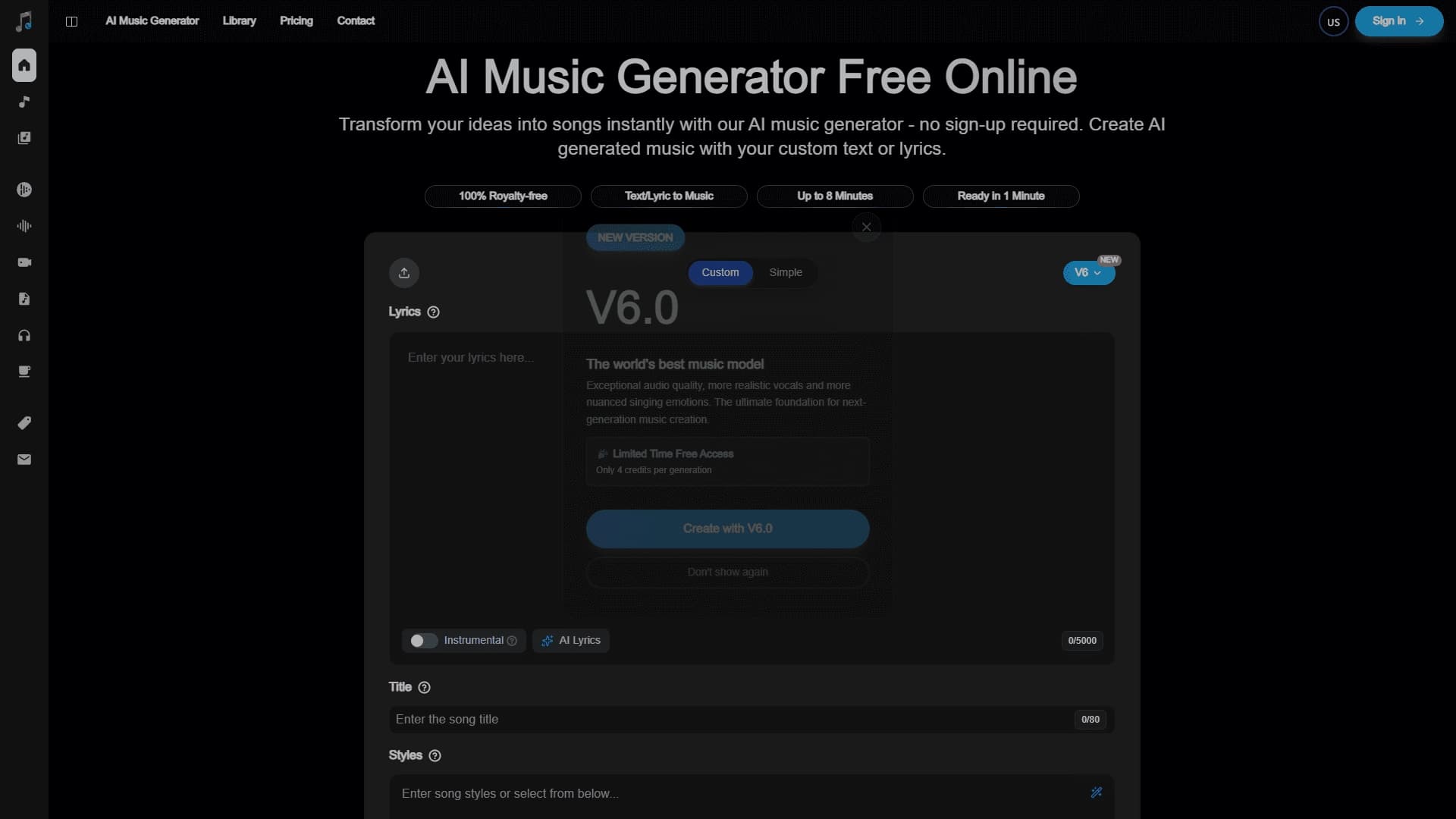 AI Music Generator