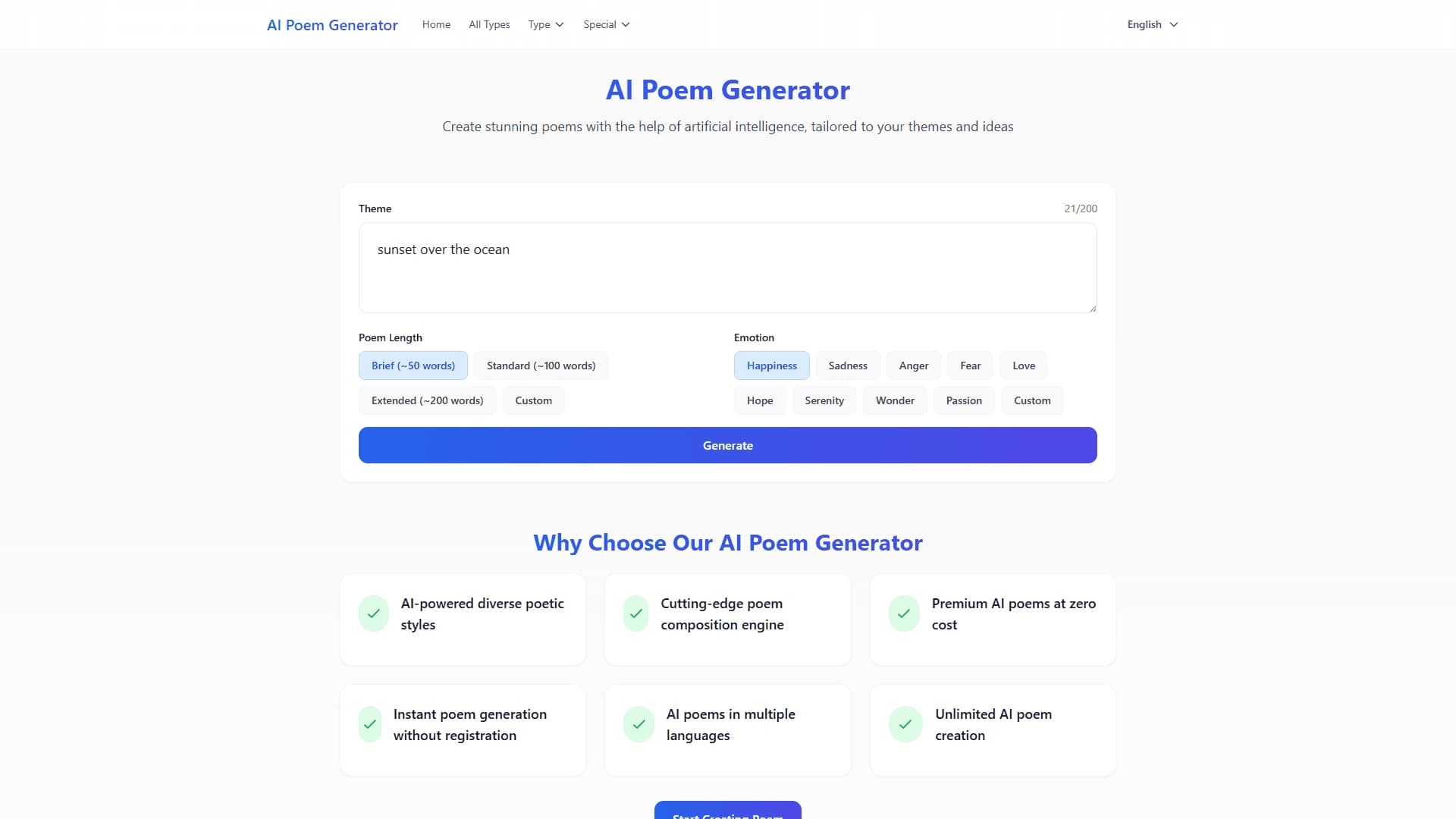 AI Poem Generator