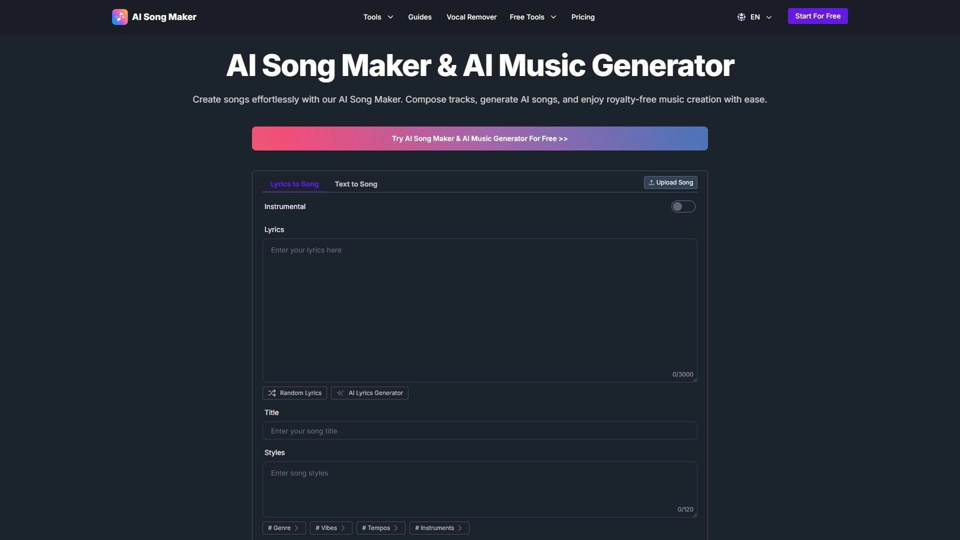 AI Song Maker