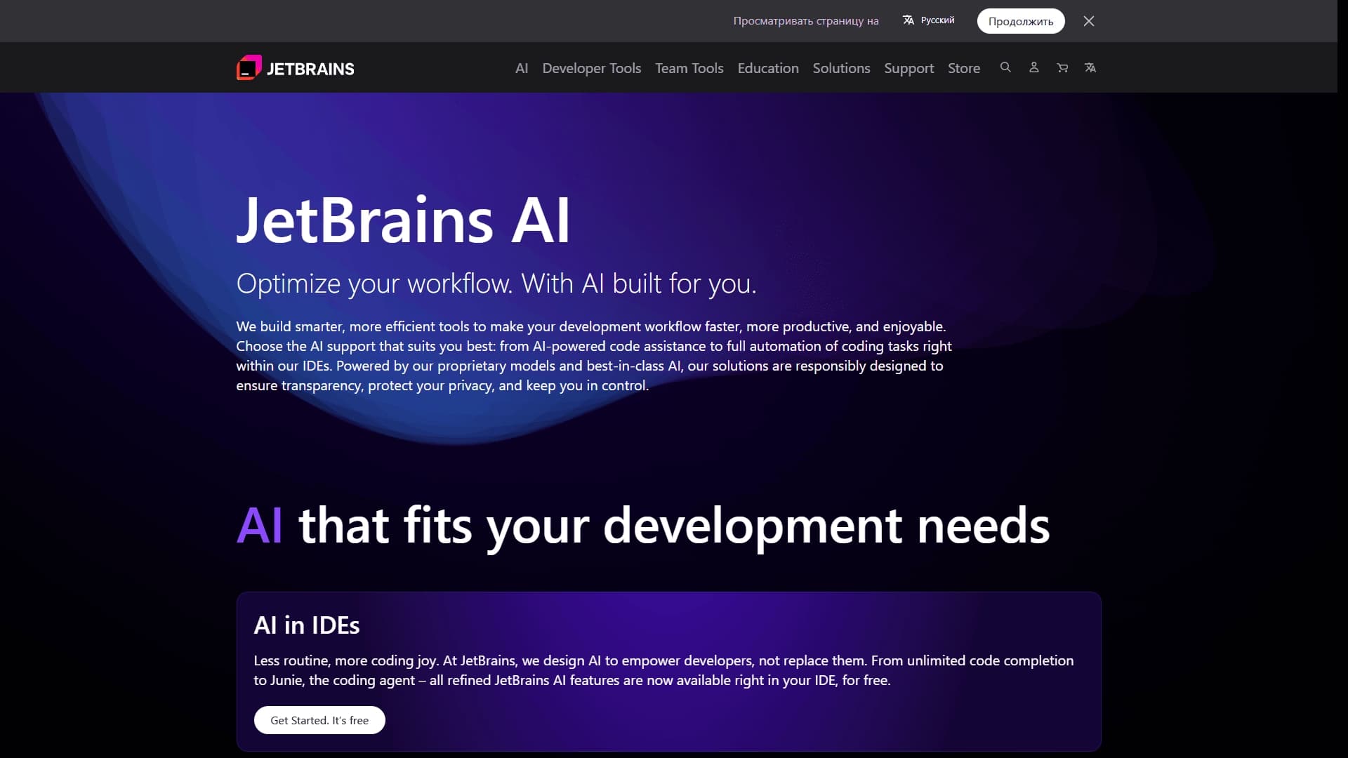 JetBrains AI