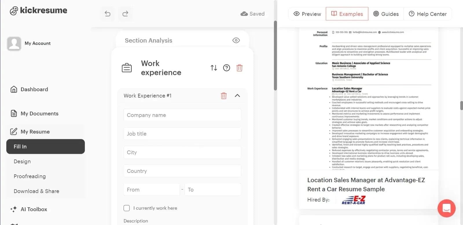 Kickresume