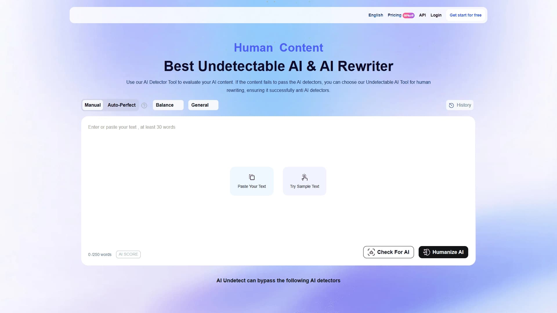 AI undetect