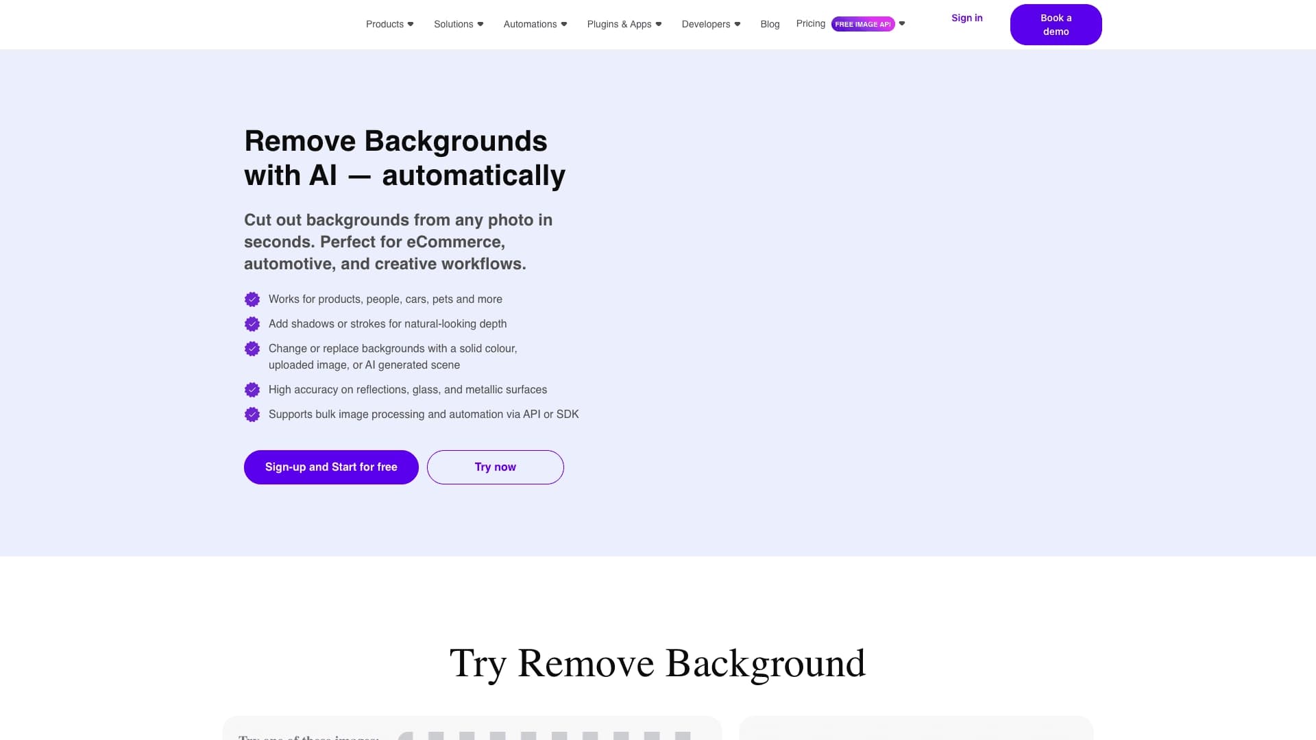 Picsart Remove Background API