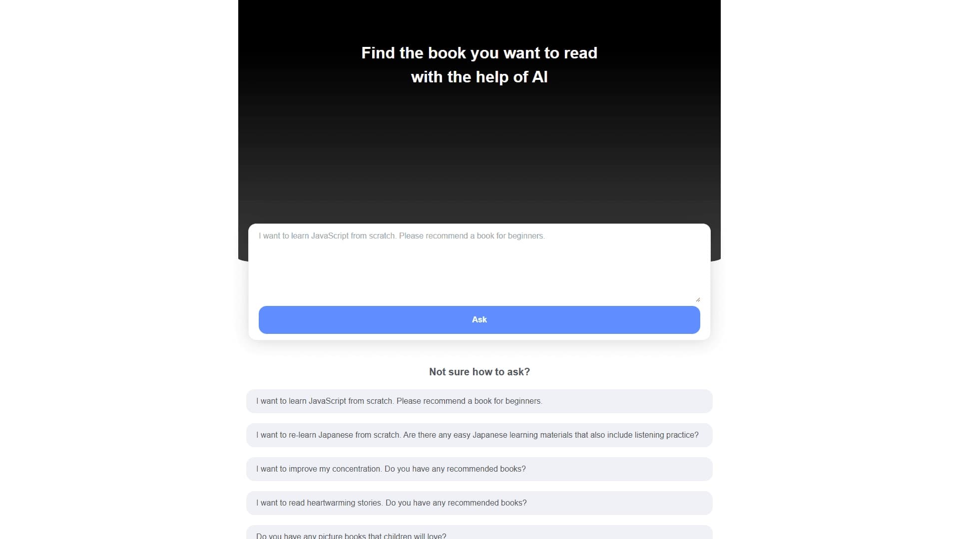 AI Bookstore