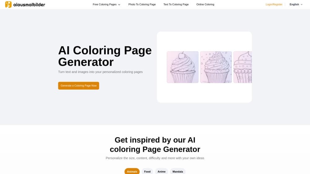 AI Coloring Pages Generator Free Online - aiausmalbilder