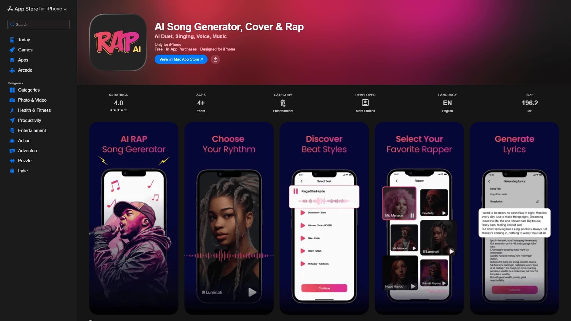 AI Rap Song Generator