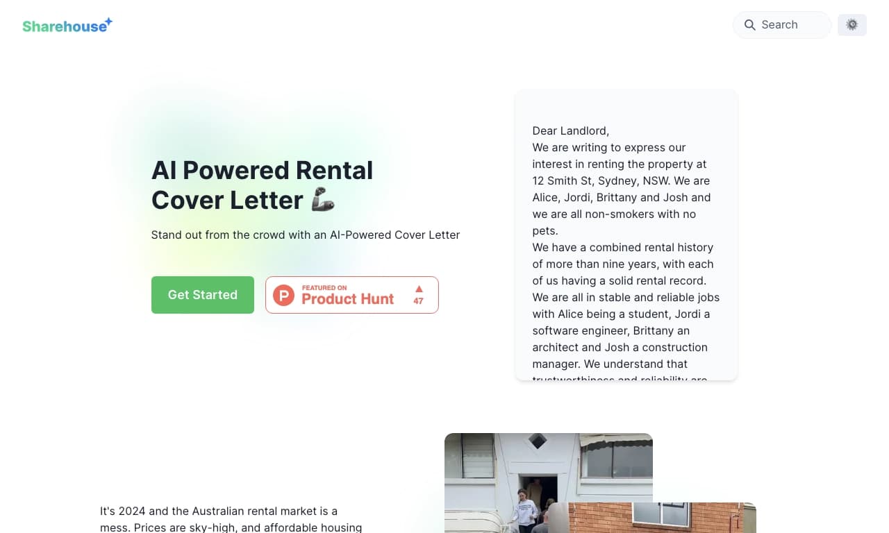 AI Rental Cover Letter