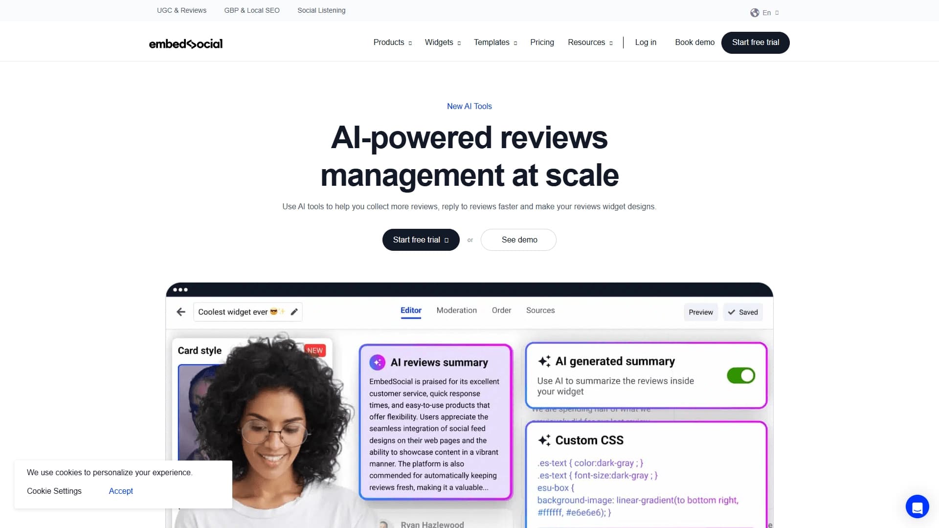 AI Reviews by EmbedSocial