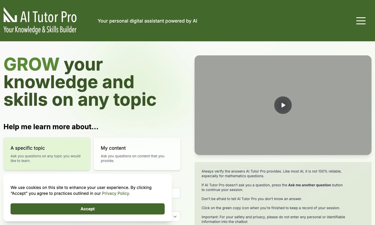 AI Tutor Pro