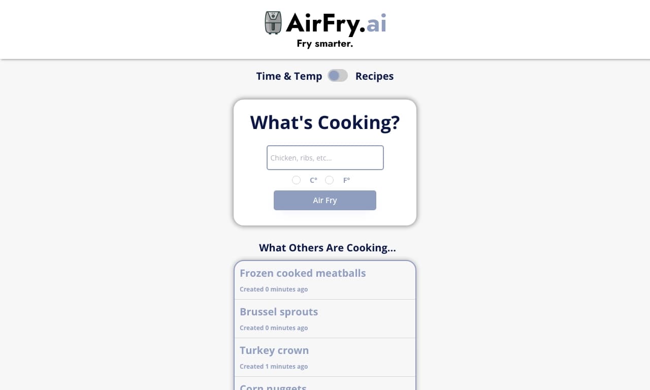 Air Fry AI