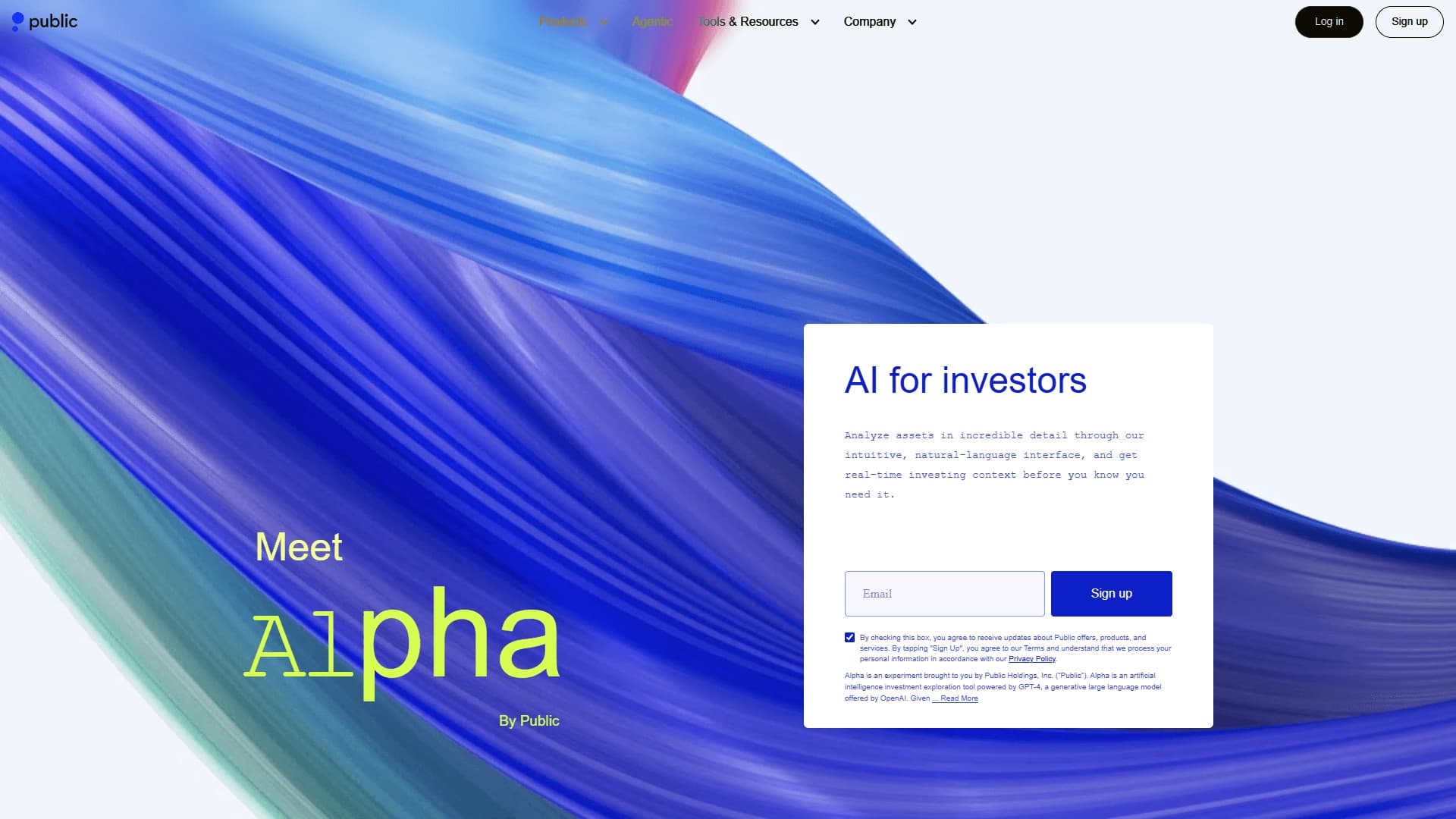 Alpha by Public