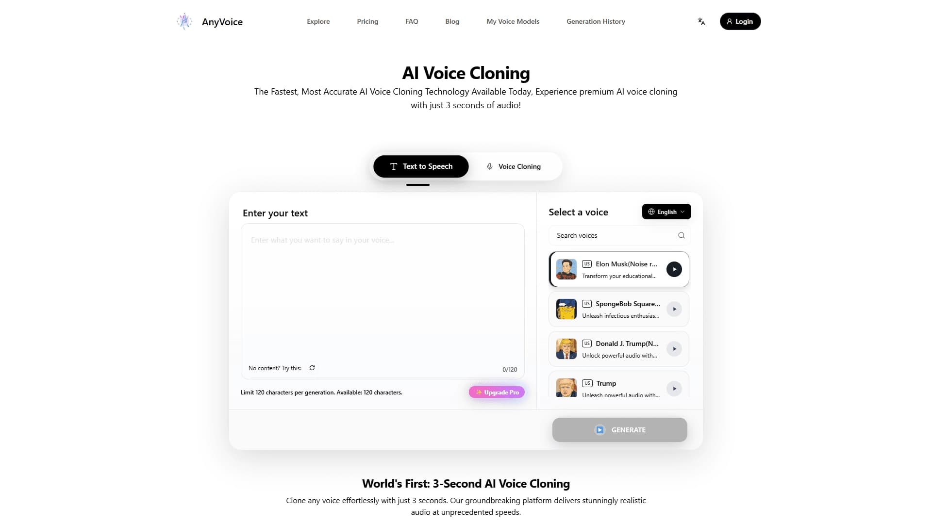 AnyVoice AI Voice Cloning