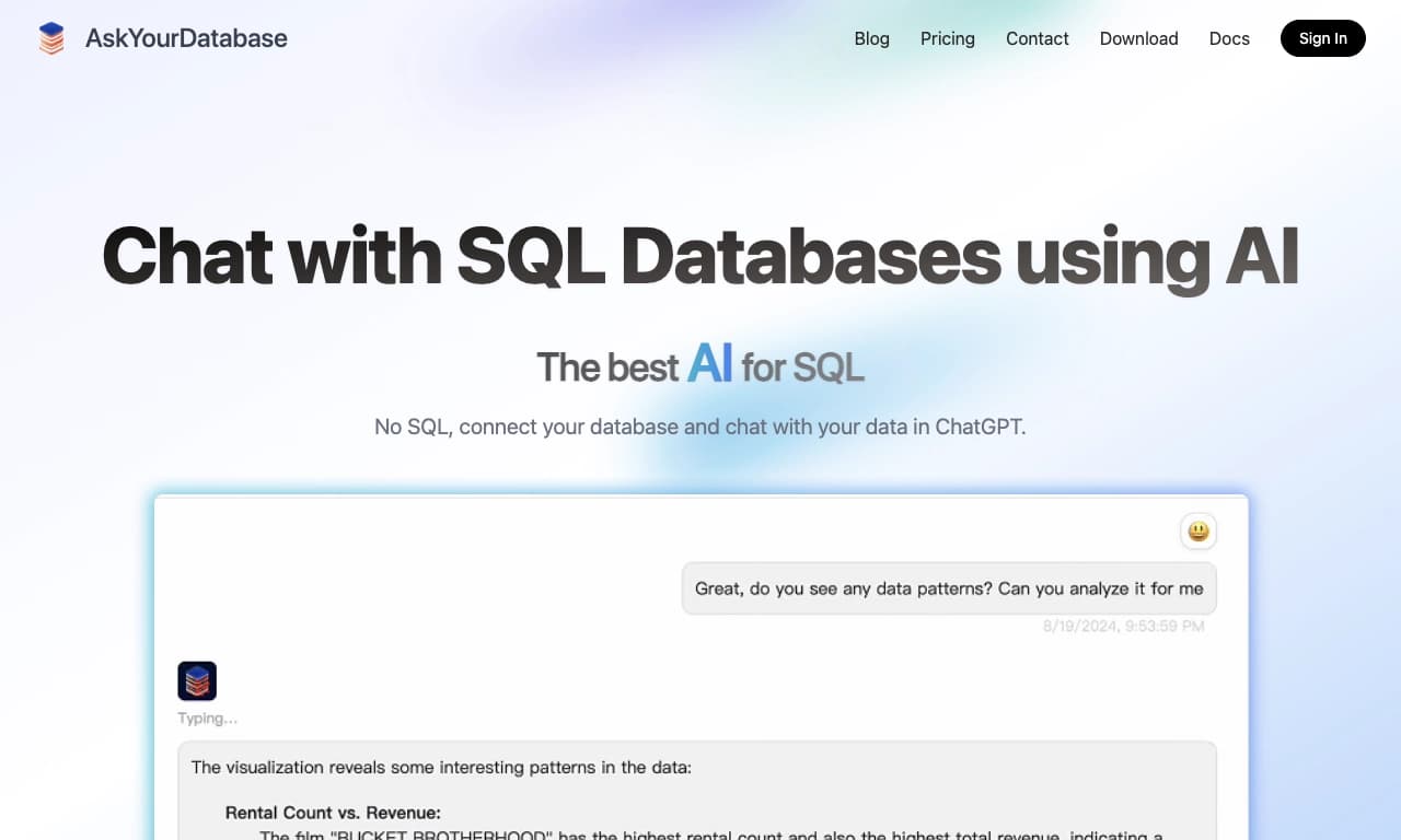 AskYourDatabase