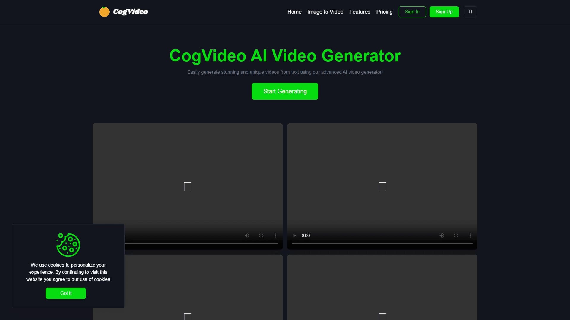 CogVideo AI Video Generator