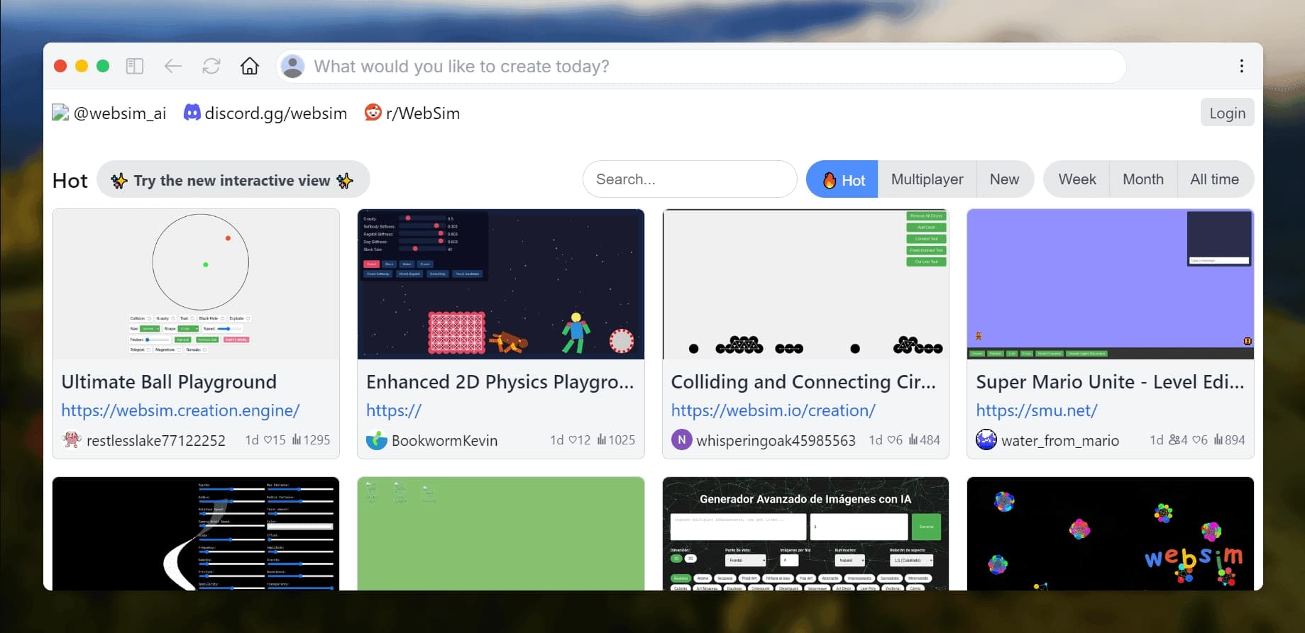 WebSim